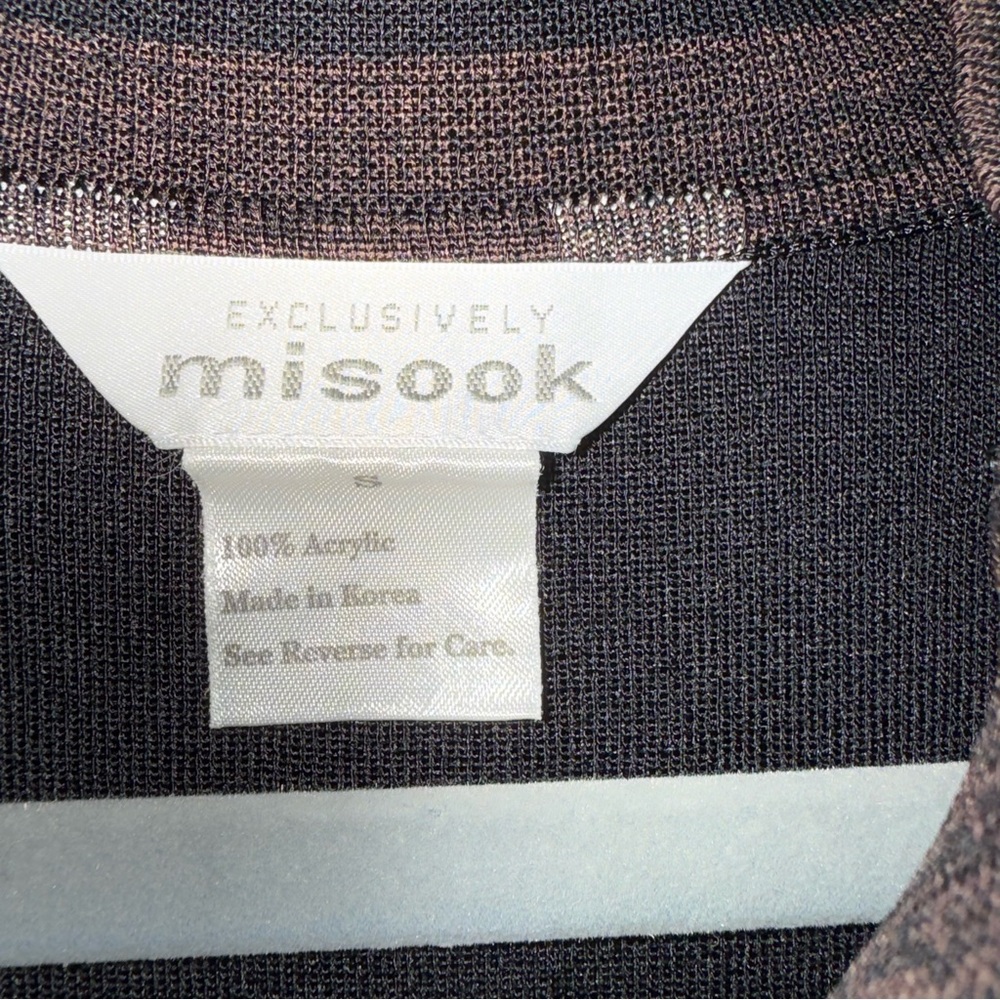 Exclusively Misook Button Front Jacket Blazer-Bla… - image 6